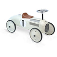 Load image into Gallery viewer, Vilac foot-operated metal retro car, cream color