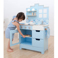 Load image into Gallery viewer, New Classic Toys blue play kitchen