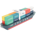 Load image into Gallery viewer, Vilac wooden container ship - Jacques Saadé