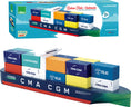 Load image into Gallery viewer, Vilac wooden container ship - Jacques Saadé