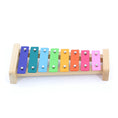 Load image into Gallery viewer, Vilac colorful musical instruments made of wood and metal - rattle drum, xylophone and maracas