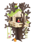 Load image into Gallery viewer, Jeujura wooden building toy - House among the leaves
