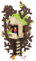 Load image into Gallery viewer, Jeujura wooden building toy - House among the leaves