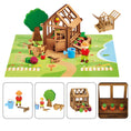 Load image into Gallery viewer, Jeujura wooden construction toy - Gardener's greenhouse