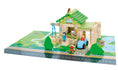 Load image into Gallery viewer, Jeujura wooden building toy - My first house with a car