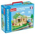 Load image into Gallery viewer, Jeujura wooden building toy - My first house with a car