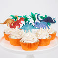 Load image into Gallery viewer, Muffin basket - Dinosaurs
