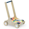Load image into Gallery viewer, Wooden blocks in a cart