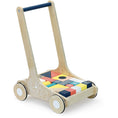 Load image into Gallery viewer, Wooden blocks in a cart