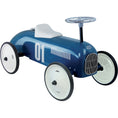 Load image into Gallery viewer, Vilac foot-operated metal retro car, blue