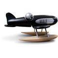 Load image into Gallery viewer, Vilac wooden seaplane, black