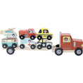 Load image into Gallery viewer, Vilac wooden cars, emergency vehicles - Load it up!