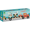 Load image into Gallery viewer, Vilac wooden cars, emergency vehicles - Load it up!