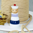 Load image into Gallery viewer, Sailor school - folding doll