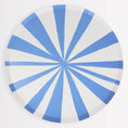 Load image into Gallery viewer, Striped paper plate