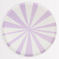 Load image into Gallery viewer, Striped paper plate
