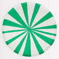 Load image into Gallery viewer, Striped paper plate