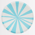 Load image into Gallery viewer, Striped paper plate