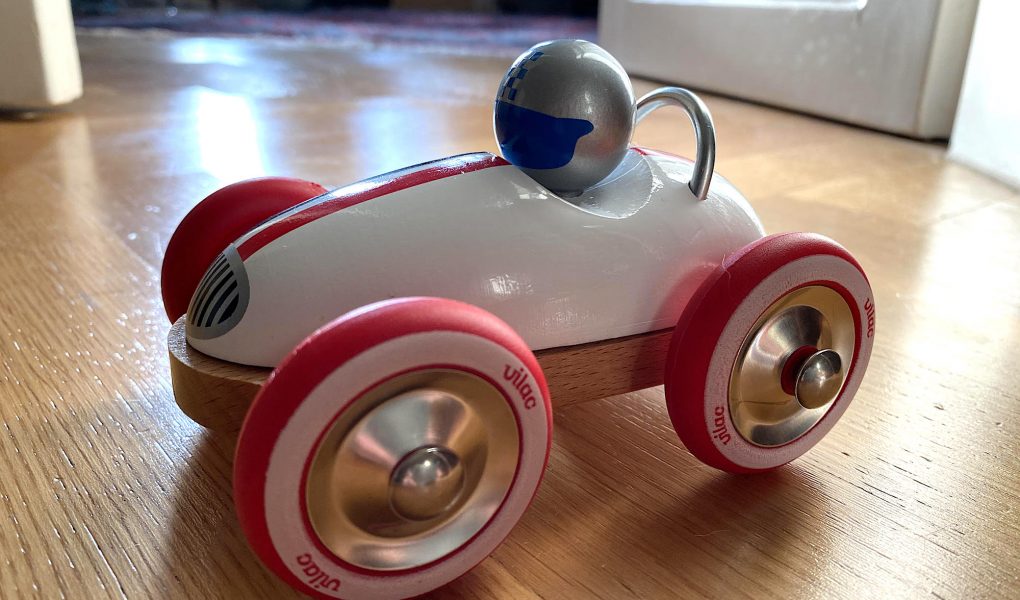 Vilac retró versenyautó