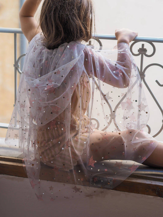 Ratatam! - Égi köpeny csillogó fehér csillagokkal