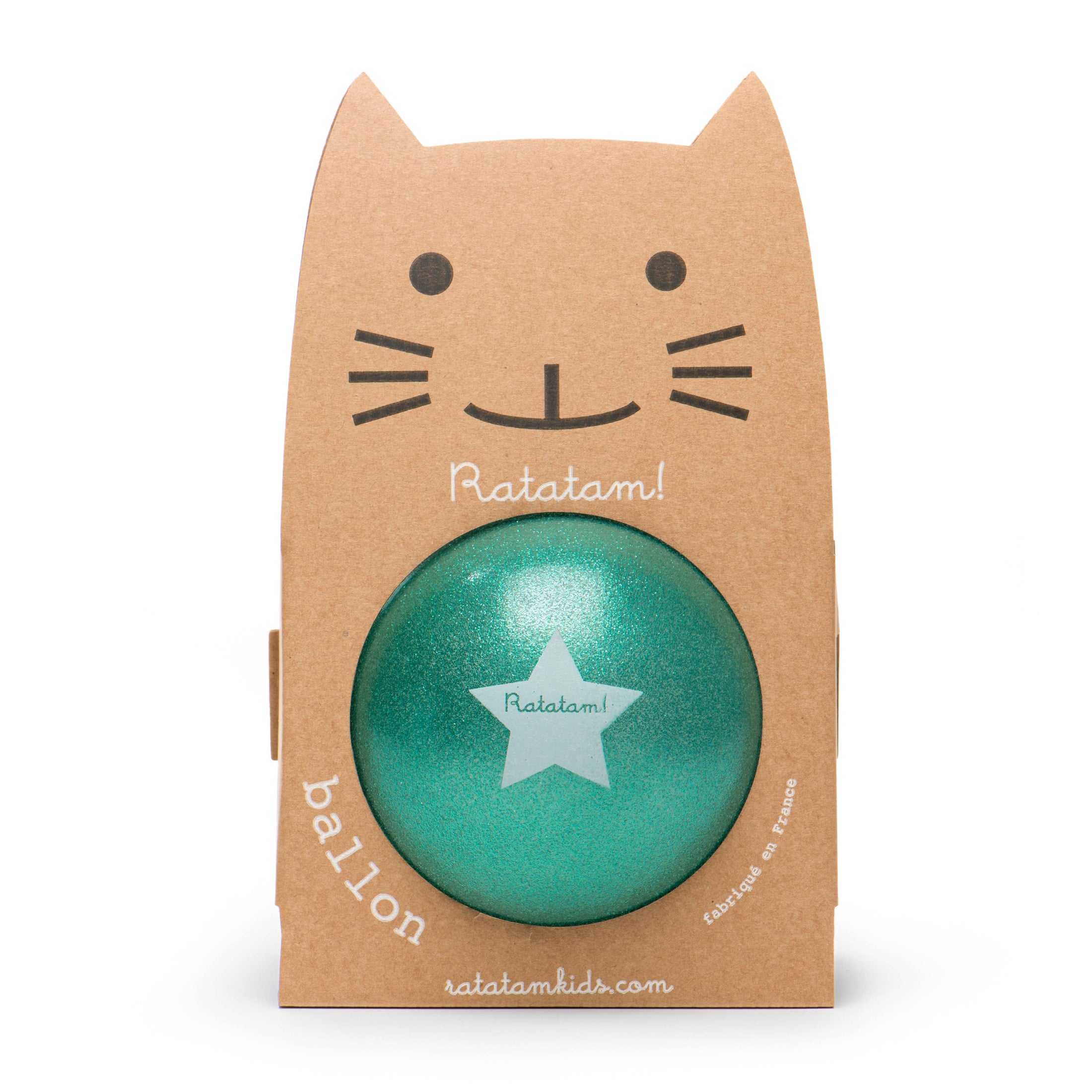 Ratatam! - Nagy zöld csillogó labda 22 cm