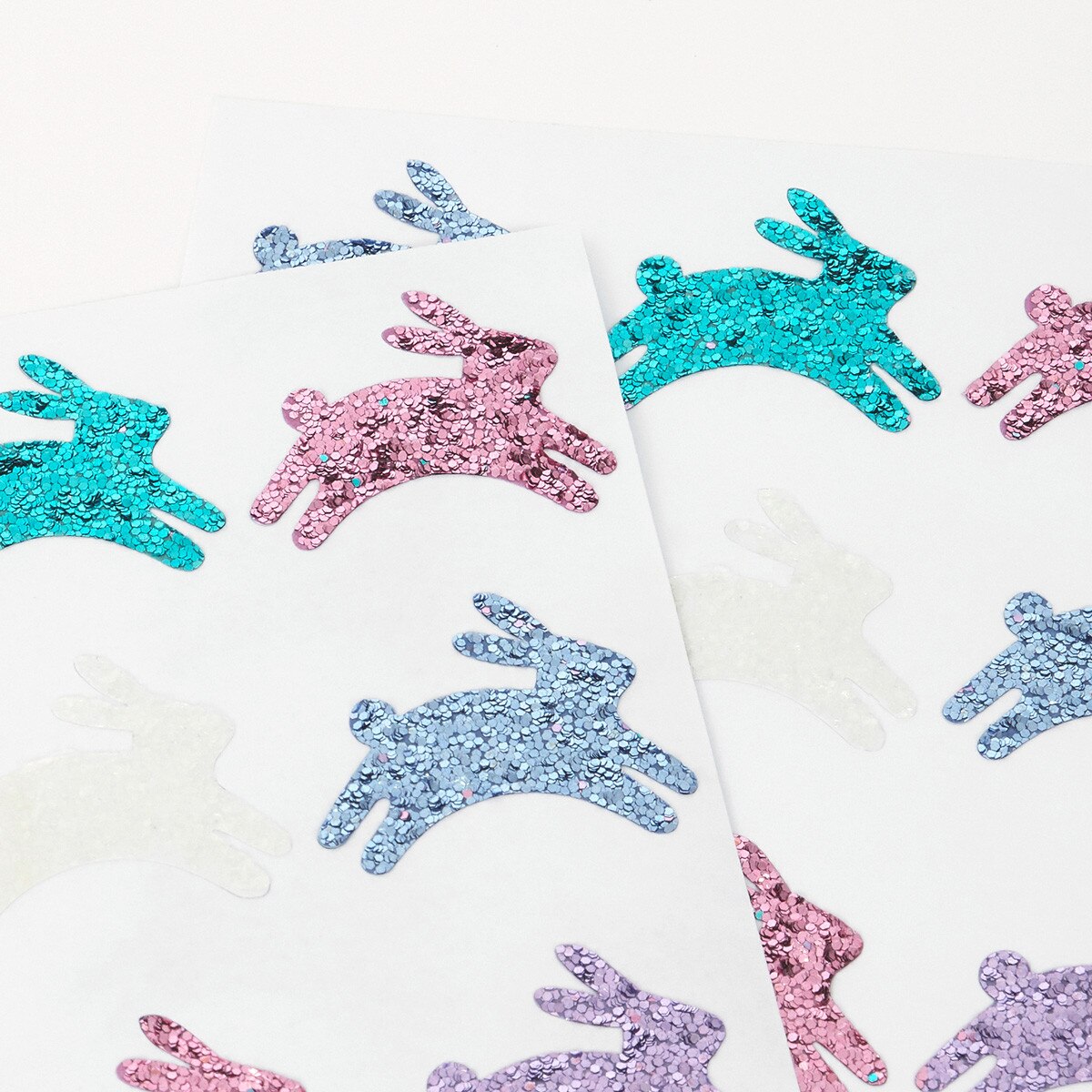 Meri Meri Glitter Bunny Stickers (8 sheets)