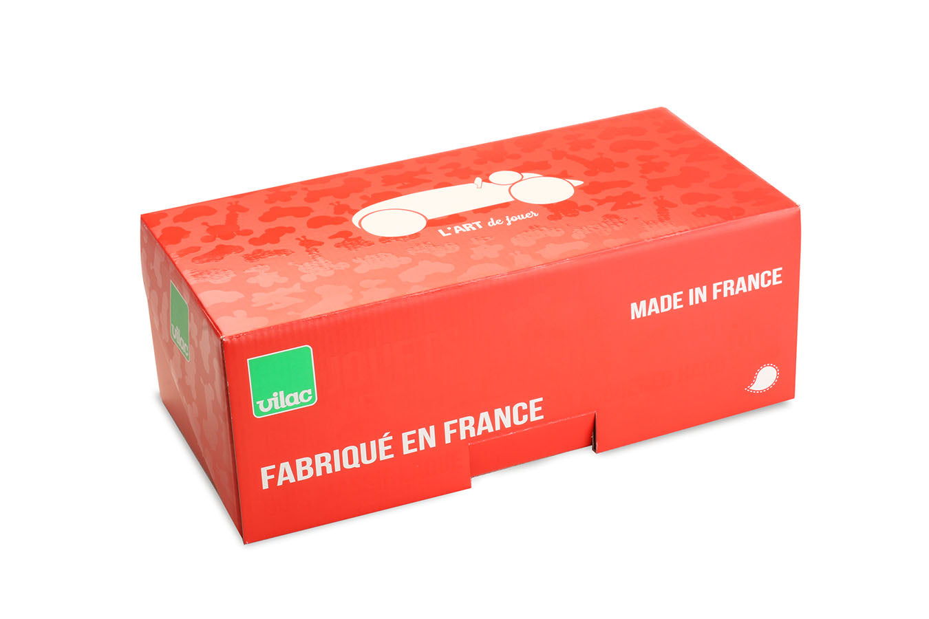 Vilac nagy fekete versenyautó fából