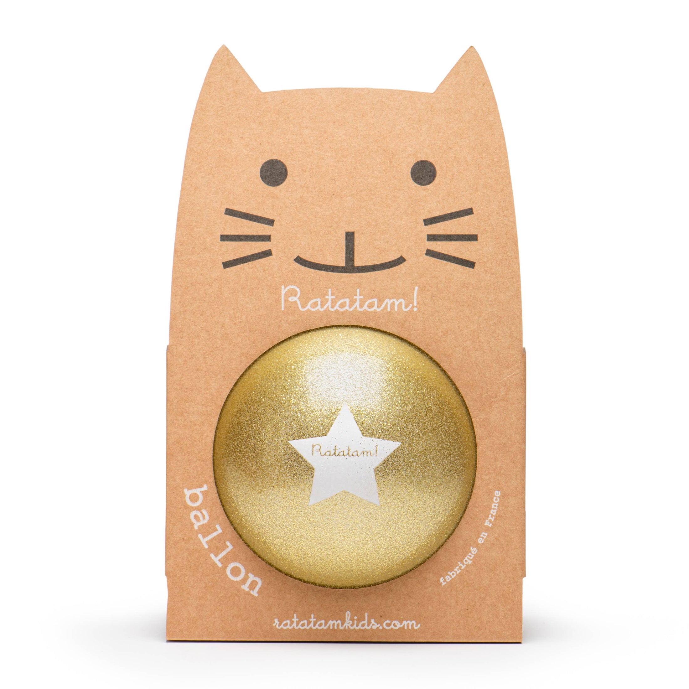 Ratatam! - Nagy arany csillogó labda 22 cm