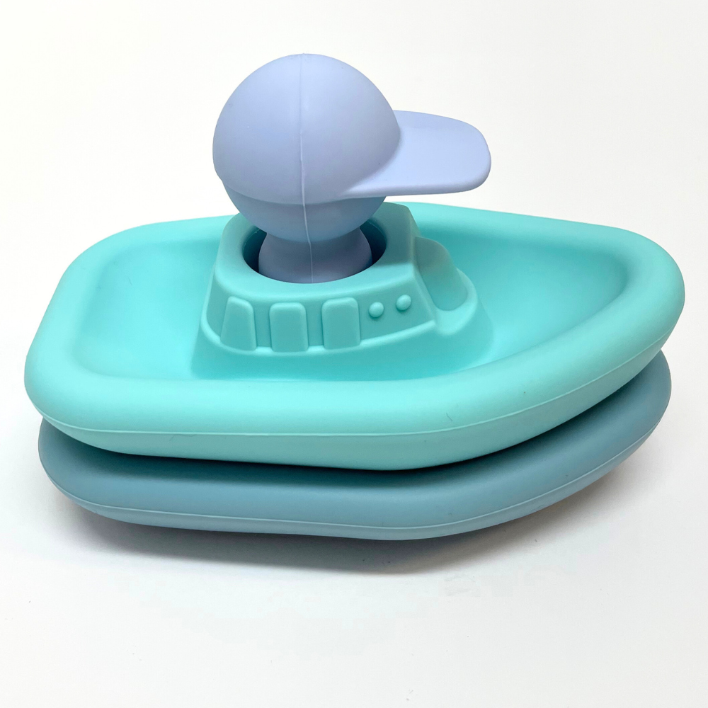 PETIKIDS - Fejlesztő fürdőjáték - 2 hajó és 1 kapitány szett