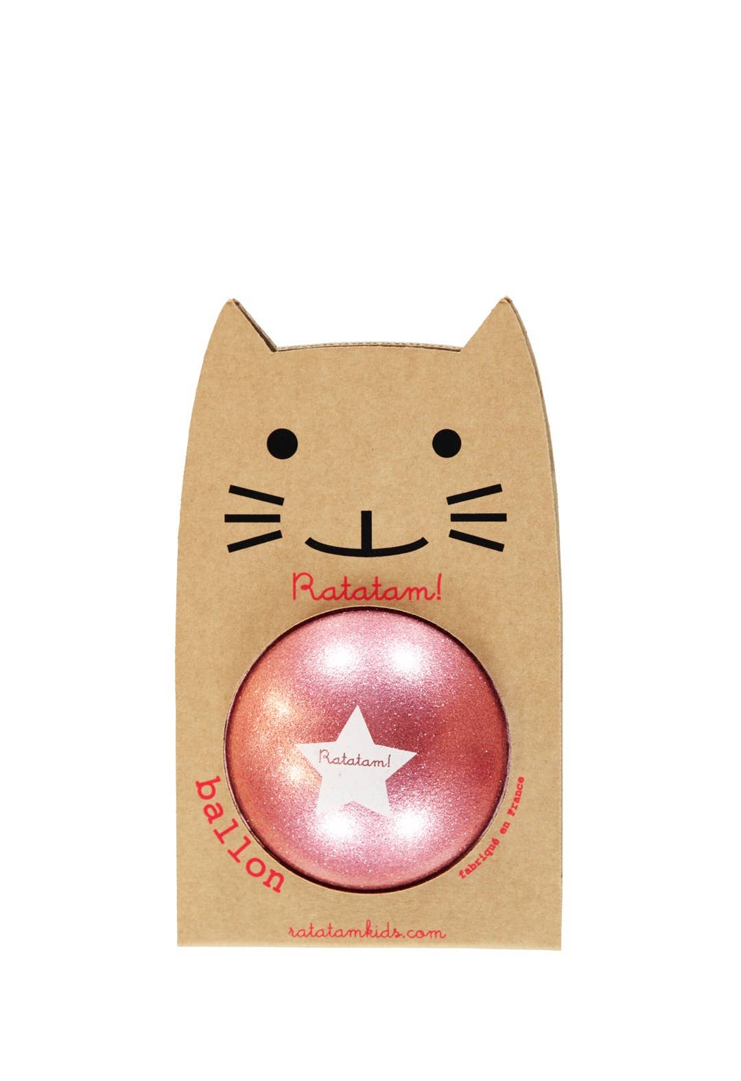 Ratatam! - Rózsaszín csillogó labda 15 cm