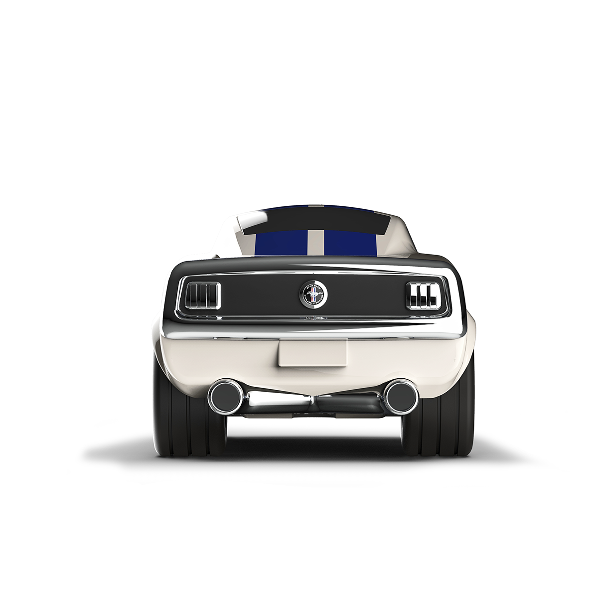 Baghera - Ford Mustang játékautó bézs