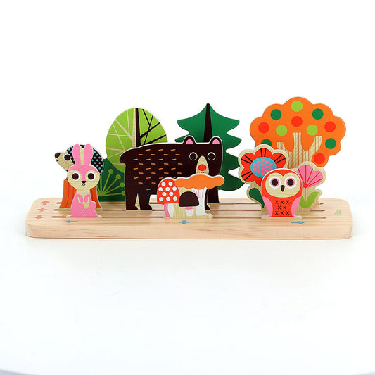 Vilac készségfejlesztő játék - Hol a helye az erdőben?