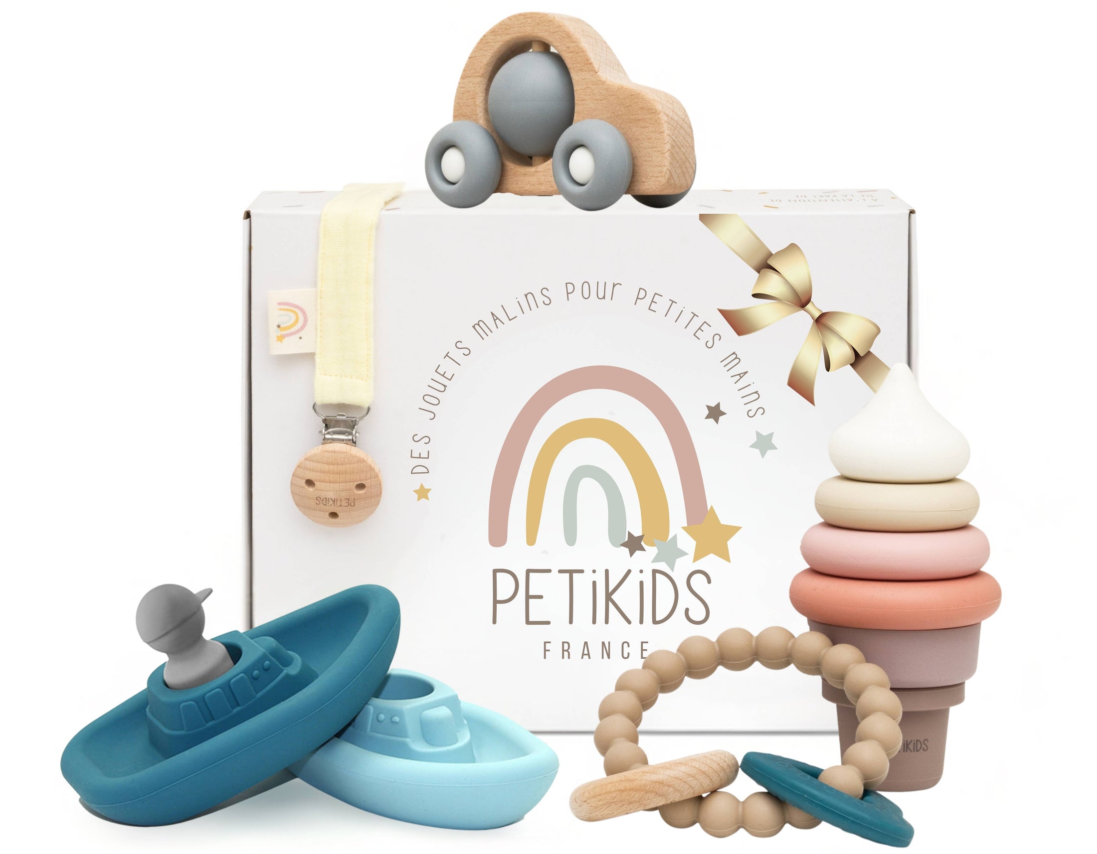 PETIKIDS - Montessori fejlesztőjáték 3-36 hónapos korig - ajándék újszülötteknek
