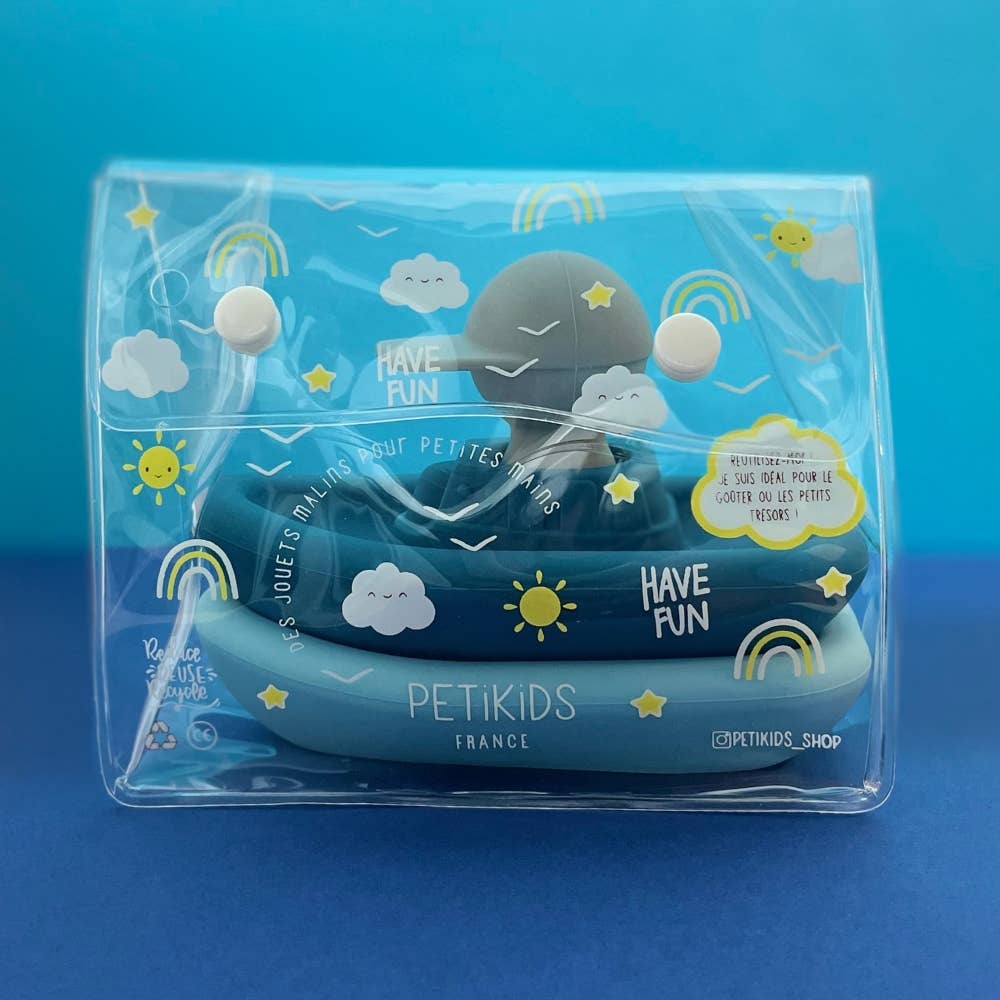 PETIKIDS - Fejlesztő fürdőjáték - 2 hajó és 1 kapitány szett