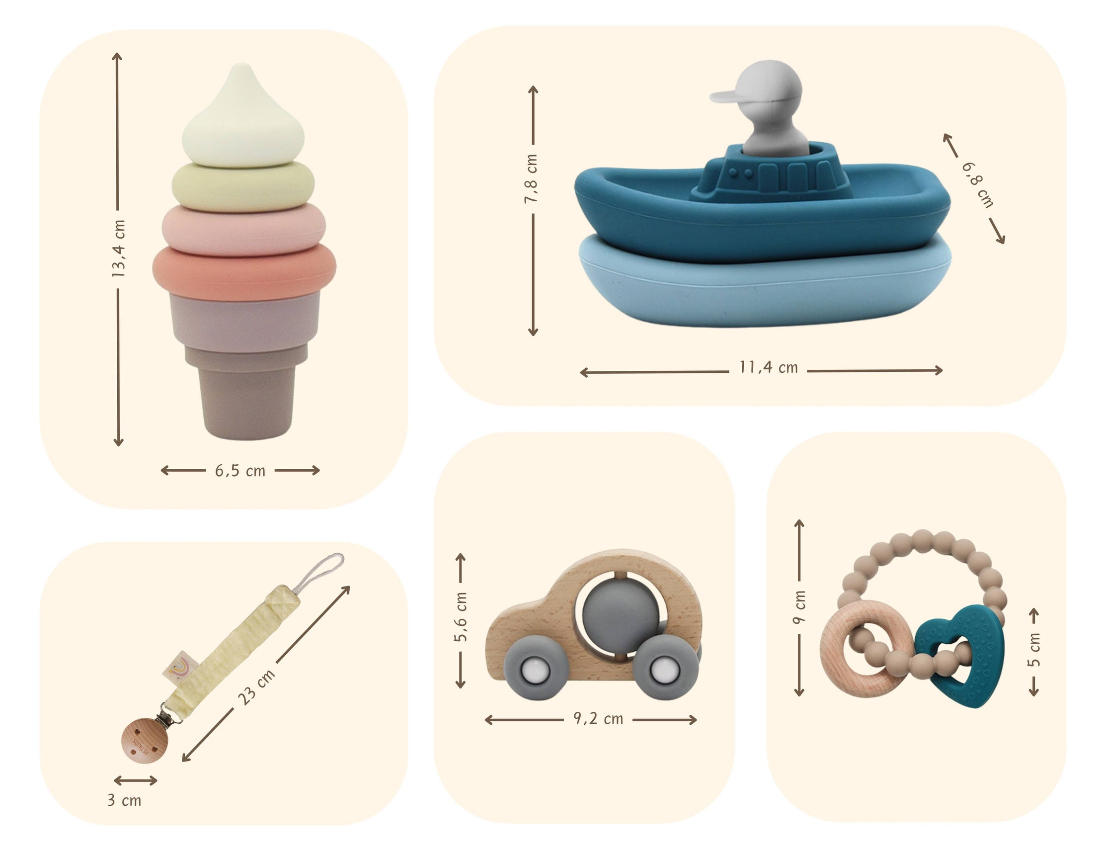 PETIKIDS - Montessori fejlesztőjáték 3-36 hónapos korig - ajándék újszülötteknek