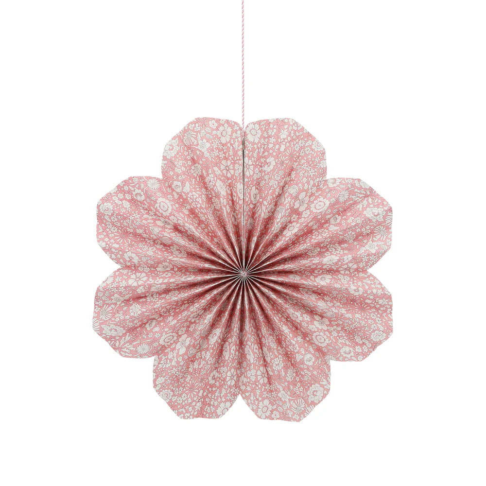 Meri Meri x Liberty paper pinwheel decorations